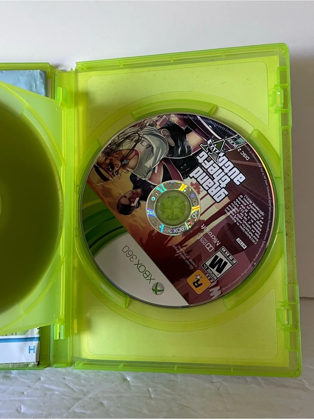 Xbox 360 Game Grand Theft Auto 5 Has Booklet Tested and Works
